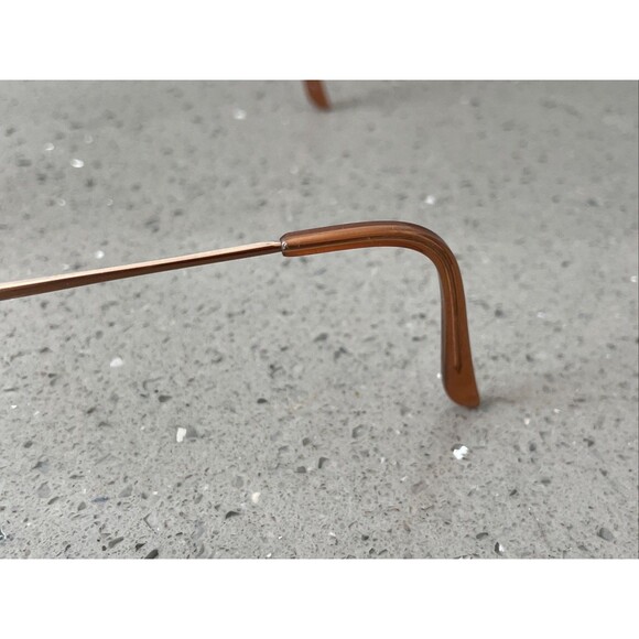 SOPHIA LOREN M172 ZYLOWARE 057 BROWN EYEGLASSES FRAMES ONLY 54-18 oval full rim - Picture 5 of 13